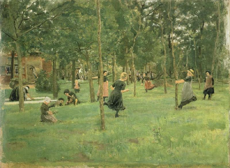 Max Liebermann Children Playing